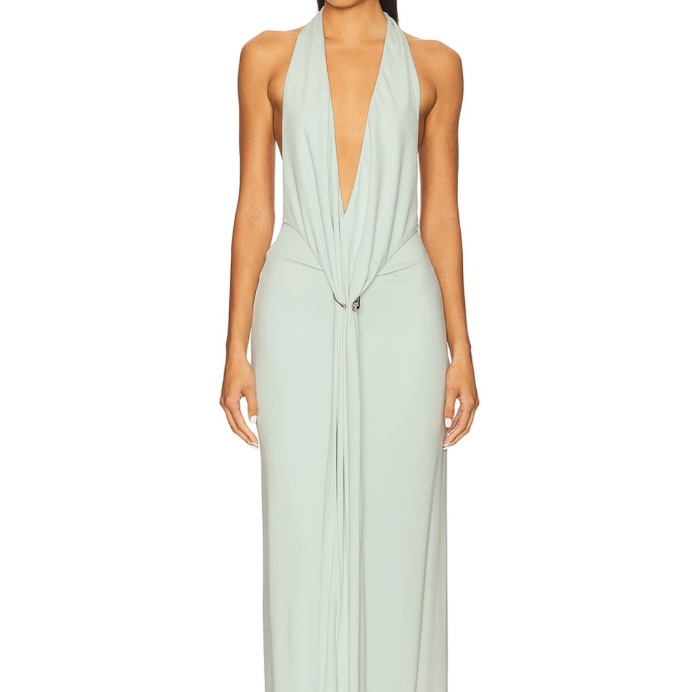 The Unity Jersey Dress in Mint